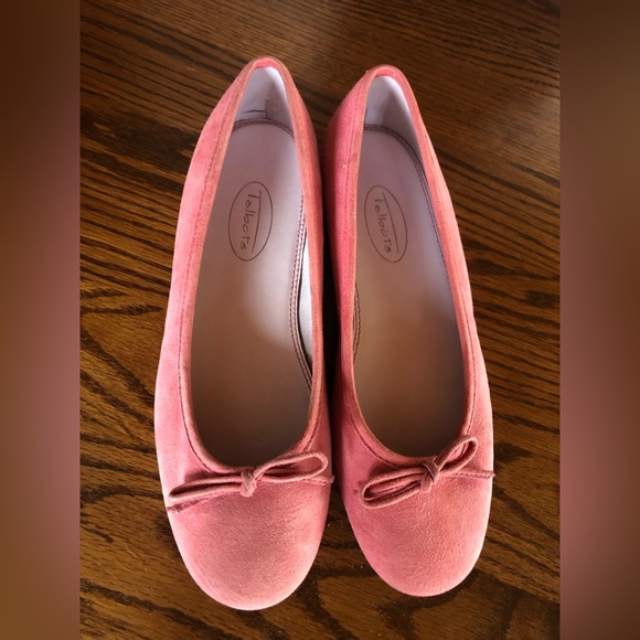 Talbots Shoes - Talbots, rose color, suede, flats